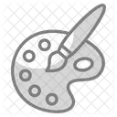 Color Palette Painting Palette Icon