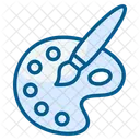 Color Palette Painting Palette Icon