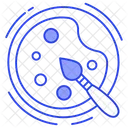 Paint Palette Artist Plate Art Tool Icon