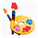 Paint Palette Artist Palette Painting Tool Icon