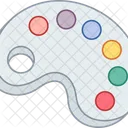 Palette Paint Tool Icon