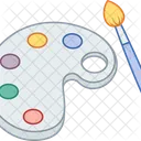 Palette Paint Tool Icon