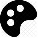 Paint Palette Plate Icon