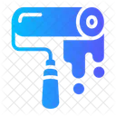 Paint Roller Painter Home Repair Icon