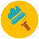 Brush Roller Paint Icon