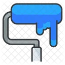 Paint Roller Color Icon