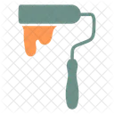 Paint Roller Tools Construction Icon