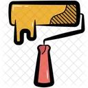 Paint Roller Construction Paint Icon