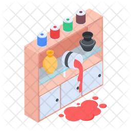 Paint Spill  Icon