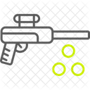 Paintball Gun Sport Icon