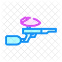 Gun Paintball Game Icon