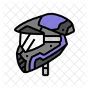 Mask Paintball Game Icon