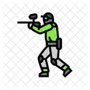 Game Paintball Player Icon