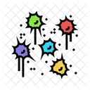 Splatter Paintball Game Symbol