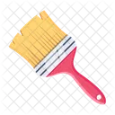 Trendy 2 D Icon Design Of Paintbrush Symbol