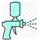 Paint Sprayer Color Shadow Line Icon Icon