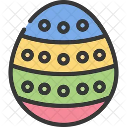 Painted Egg  Icon