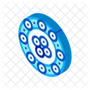 Painted Clay Plate Icon