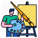 Painter Paint Drawing Icon