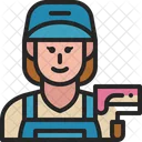 Painter Worker Occupation Icon