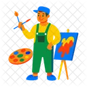 Painter Artist Artwork Icon