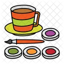 Mug Hot Color Crafting Icon