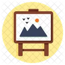 Painting Canvas Artboard Icon