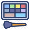 Painting Palette Painting Brush Icon