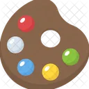 Painting Palette Artist Icon