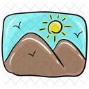 Natural Landscape Picture Painting Icon