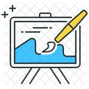 Painting Paint Brush Board Icon