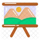 Painting Landscape Painting Painting Board Icon