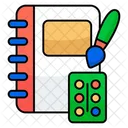 Painting Book Notebook Guidebook Icon