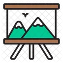 Canvas Painting Stand Icon