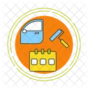 Painting Car Door  Icon