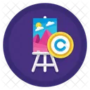 Painting Copyright  Icon