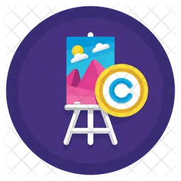 Painting Copyright  Icon