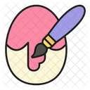 Easter Egg Coloring Icon