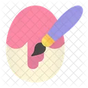 Easter Egg Coloring Icon