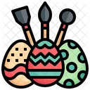 Painting Egg Easter Egg Painting Icon
