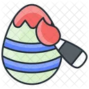 Painting Egg Easter Day Easter Egg Icon