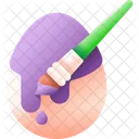 Painting Egg Easter Celebration Icon
