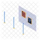 Art Gallery Canvas Icon