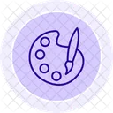Painting Line Icon Icon