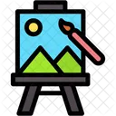Painting Culture Museum Icon