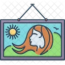 Painting Woman Distaff Icon