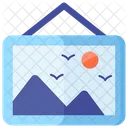 Natural Landscape Picture Painting Icon