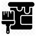 Paint Bucket Painting Basket Paint Equipment Icon