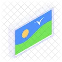 Landscape Painting Scenery Icon