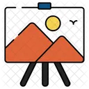 Painting Artwork Canvas Icon